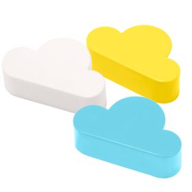 3 Pcs Wall Magnetic Key Holder Cloud Shape Key Hangers Self Adhesive Key Decoration Kit