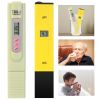 Water Quality Tester TDS Water Test PH Meter Kit 1PPM Resolution 0-9990PPM Measurement Range for Drinking Pool Aquarium Water