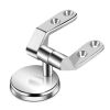 Zinc Alloy Toilet Seat Hinge Mounting Replacement Parts with Fitting Screws Bolts Nuts