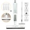 Microfiber Spray Mops Water Spraying Window Squeegee Mop Cleaner With a 400ml Refillable Bottle and 2 Reusable Microfiber Pads Flat Mop for Tile Car W