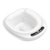 Electric Sitz Bath Tub Sits Bath Soak Pan Salts Bowl Postpartum Care Basin for Toilet Seat with Dual Nozzles 3-Level Water Flow Water Temperature Disp