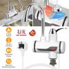 3000W Kitchen Hot Water Heating Faucet Instant Hot Water Tap Fast Heating Tap Water Faucet w/ LED Digital Display