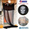 Halloween Hanging Ghost Prop Hanging Skeleton Flying Ghost Animated Skeleton Ghost Halloween Decoration Hanging Scary Creepy Ghost 3.3m/10.8ft Long fo