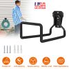 Heavy Duty Iron Hose Holder Wall Mounted Hose Hanger Hose Reel with 66LBS Load 3 Screws for Garden Garage Yard Workshop