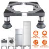 Adjustable Mini Fridge Stand with 4 Powerful Suction Feet Multi-Functional Appliance Base Adjustable Width Length Height For Washing Machine Dryer Ref