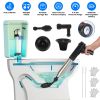 Electric Toilet Plunger High Pressure Air Plunger Air Drain Blaster Drain Clog Remover with Real Time Pressure Display for Toilets Bathroom Floor Drai