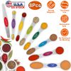 Dual Sided Magnetic Measuring Spoons with Leveler Stainless Steel Stackable Measuring Teaspoons Tablespoons for Dry Liquid Ingredients Set of 8