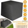 Air Conditioner Cover Outdoor Water-resistant Windproof Furniture Protector Dustproof Anti UV Outside Air Conditioner Protection Cover 33.86x33.86x29.