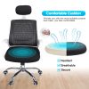 Ergonomic Mesh Office Chair High Back Desk Chair 360° Swivel Home Task Chair with Adjustable Lumbar Support 45°Rocking Angle Armrest Headrest