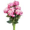 10 Pcs Artificial Rose Simulation Fake Flowers(LightPink)