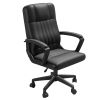 Ergonomic Office Chair PU Leather Computer Chair 360° Swivel Executive Chair with Adjustable Lumbar Support Armrest