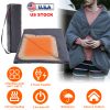 Electric Heated Throw Full Body Heated Shawl Indoor Outdoor Heated Blanket with 3 Heating Levels 2Hrs Auto Off Machine Washable Waterproof 53.5x37.8in