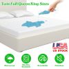 Twin Size Waterproof Mattress Protector Breathable Soft Cotton Mattress Pad Cover With Elastic Deep Pocket Up To 11in Noiseless Machine Washable Beddi