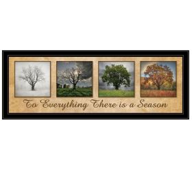 "There is a Season" By Lori Deiter, Ready to Hang Framed Print, Black Frame