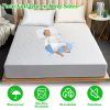 Full Size Waterproof Mattress Protector Breathable Soft Cotton Mattress Pad Cover With Elastic Deep Pocket Up To 11in Noiseless Machine Washable Beddi