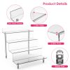 2 Pack 4 Tiered Acrylic Riser Display Shelf Display Stands For Products Clear Figure Display Shelf for Pops Action Figure Collectibles Souvenir Desser