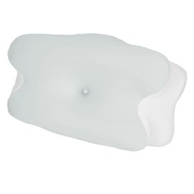 Orthopedic Memory Foam Pillow with Cooling Case Neck Support Pillow with Machine Washable Case for Side Back Stomach Sleepers