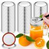 100 Pcs Regular Mouth Canning Lids Airtight Leak-Proof Secure Jar Lids For Mason Jars Split-Type Jar