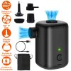 Portable Electric Air Pump for Inflatables Air Mattress Raft Bed Boat Pool Vacuum Storage Bag Quick Inflate Deflate USB Rechargeable Pump