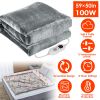 Electric Heated Flannel Throw Heated Blanket with 6 Heat Settings 1-8 Hours Auto off Washable for Home Office Usage 59x50in