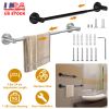 Single Bath Towel Bar 9.8in to 24.6in Length Adjustable Towel Rack Rustproof Stainless Steel Towel Holder Wall-Mounted Retractable Towel Rail For Bath