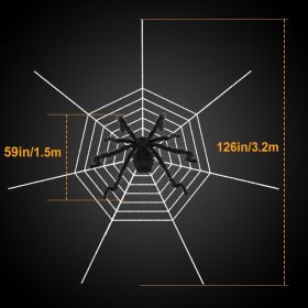 Halloween Decorated Spider Webs (Option: Decorate cobwebs)