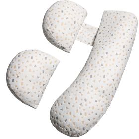 Pregnancy Pillows Adjustable Support Maternity Pillow Soft Side Sleeper Pregnancy Pillows Wedge Pillow with Detachable Pillow Cover (Option: Grey_Extend)