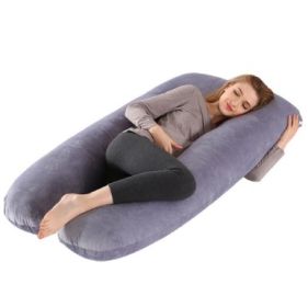 U-shape pillow (Option: 70x130cm-S10-Gery)