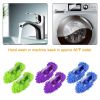 Mop Slippers Shoes Cover Floor Cleaning Socks Reusable Multi-Function Duster for House Bathroom Kitchen Livingroom
