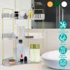 Bathroom Countertop Organizer 3 Tier Corner Makeup Storage Shelf Vanity Cosmetic Perfume Tray Clear Corner Rack for Bedroom Bathroom Kitchen