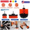 3Pcs/Set Drill Brush Power Scrubber Cleaning Brush for Car Carpet Wall Tile Tub Cleaner Combo