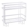 Over The Toilet Storage Shelf Rack Organizer 2 Tier Bathroom Holder Space Saver No Drilling Restroom Organizer