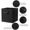 iMounTEK 4 Pack Foldable Storage Cube Bins Cloths Closet Space Organizer Basket Shelves Box for Clothes Toys Books Cabinet