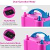 Electric Balloon Pump 600W Balloon Blower Inflator Dual Nozzle for Party Wedding Festival Decoration US/UK