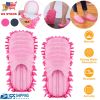 Mop Slippers Unisex Detachable Floor Mopping Shoes Microfiber Dusting Slippers for House Bathroom Kitchen Livingroom