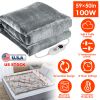 Electric Heated Flannel Throw Heated Blanket with 6 Heat Settings 1-8 Hours Auto off Washable for Home Office Usage 59x50in