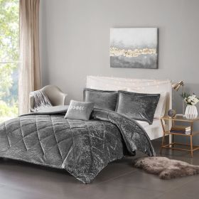 Velvet Duvet Cover Set (Color: as Pic)