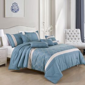 Jimmi 7 Pieces Comforter Set (size: King)