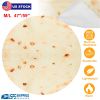 Burrito Tortilla Throw Blanket Pancake Wrap Blanket Soft Round Swaddle for Adults Kids Baby Pets