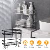 Over The Toilet Storage Shelf Rack Organizer 2 Tier Bathroom Holder Space Saver No Drilling Restroom Organizer