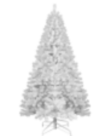 White Christmas Tree (Option: 4ft PVC white tree)