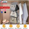 Hanging Handbag Organizer w/ 6 Pockets Closet Purse Storage Shelves Holder Hanging Shelf Bag
