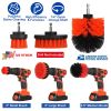 3Pcs/Set Drill Brush Power Scrubber Cleaning Brush for Car Carpet Wall Tile Tub Cleaner Combo